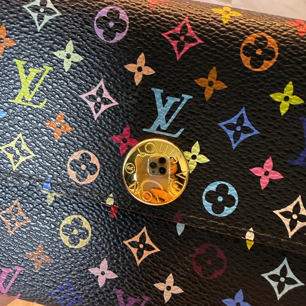 Louis Vuitton Sarah Wallet Murakami Monogram Black - Picture 2 of 11